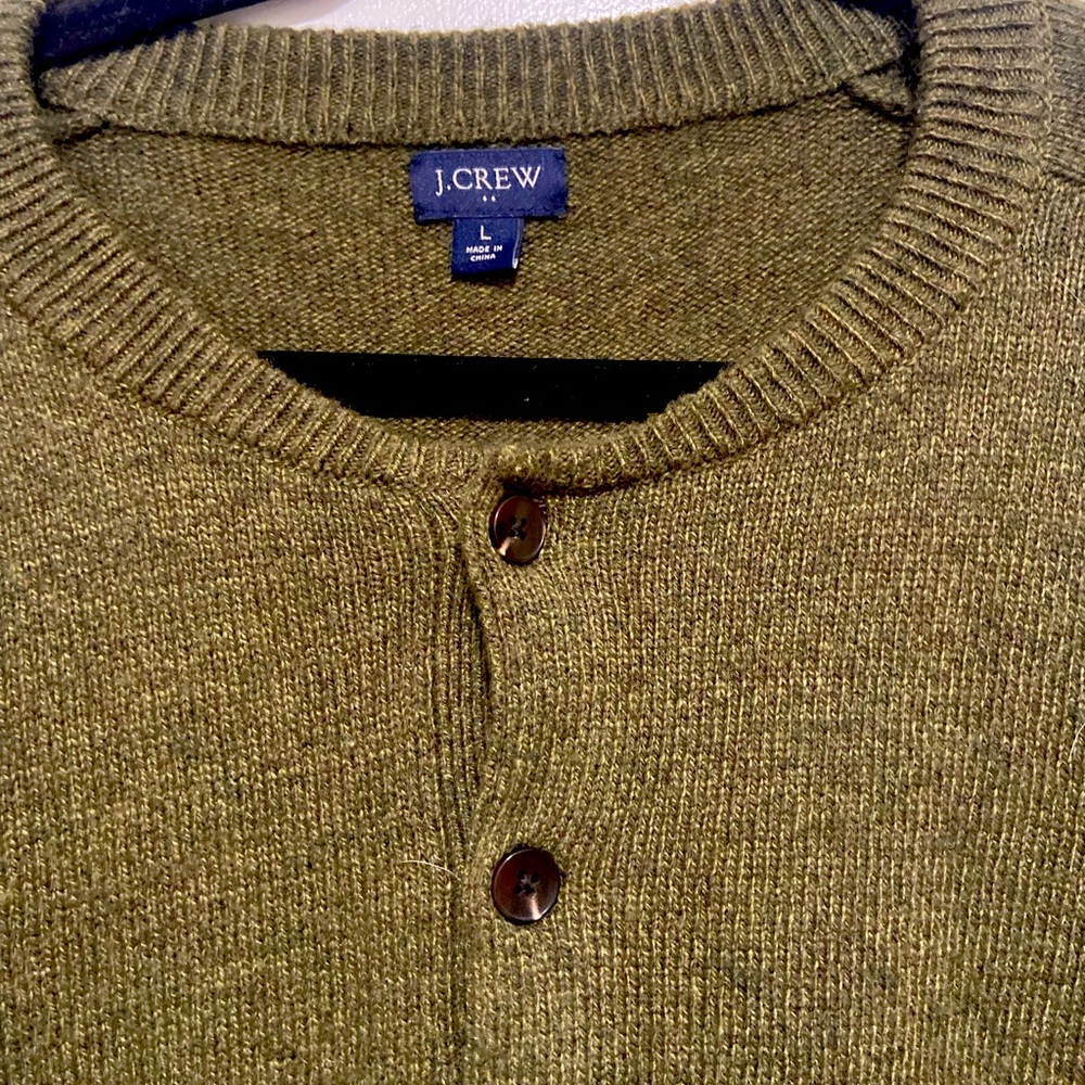 Jew crew Polyester/wool blend sweater L